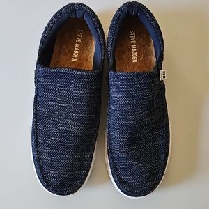 Steve‎ Madden Men's Blue Slip-On Shoes Size 12